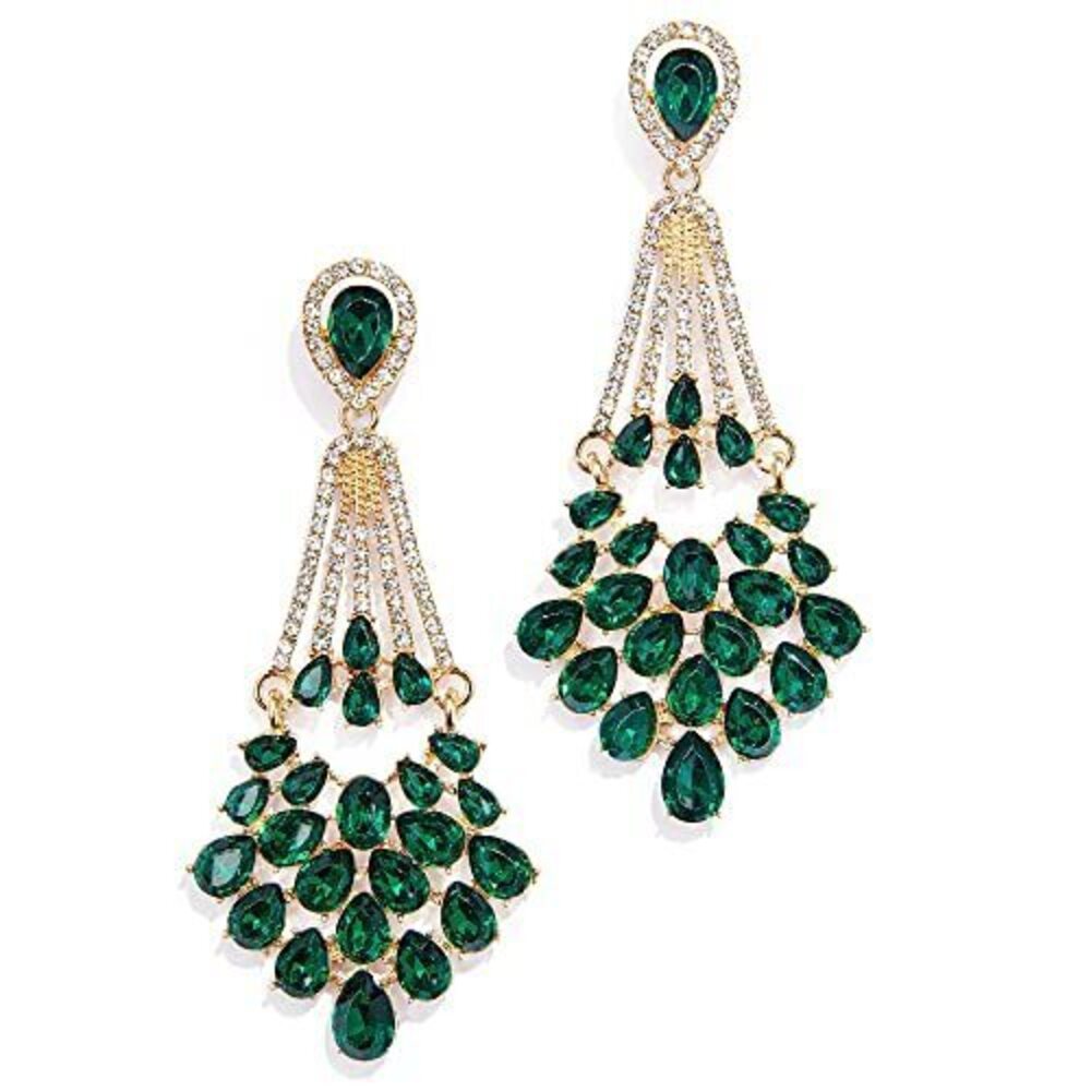 7132 1920s Flapper Art Deco Gatsby Earrings 20s Flapper Gatsby Accessories